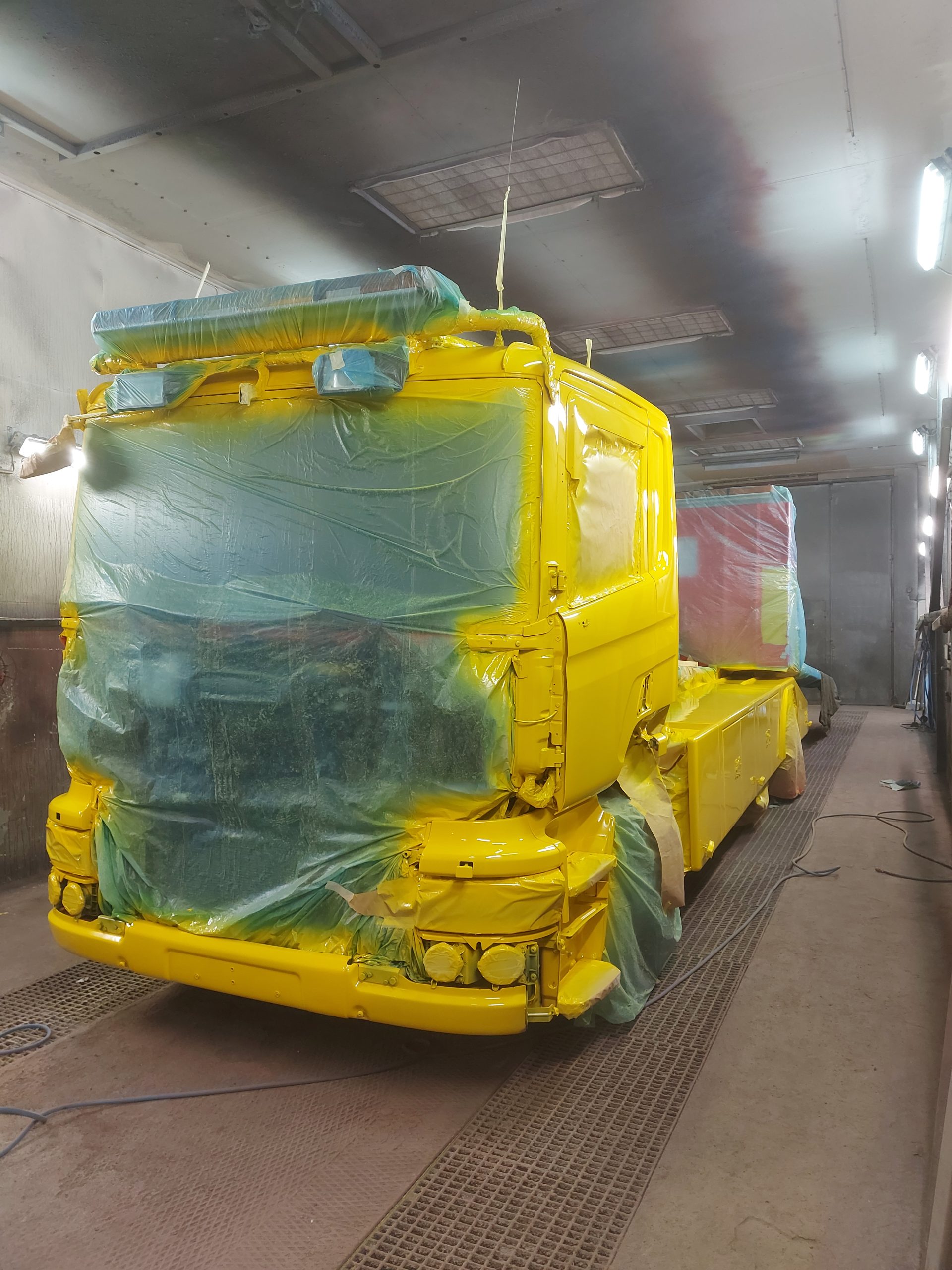 Scania-hinausauto-maalaus